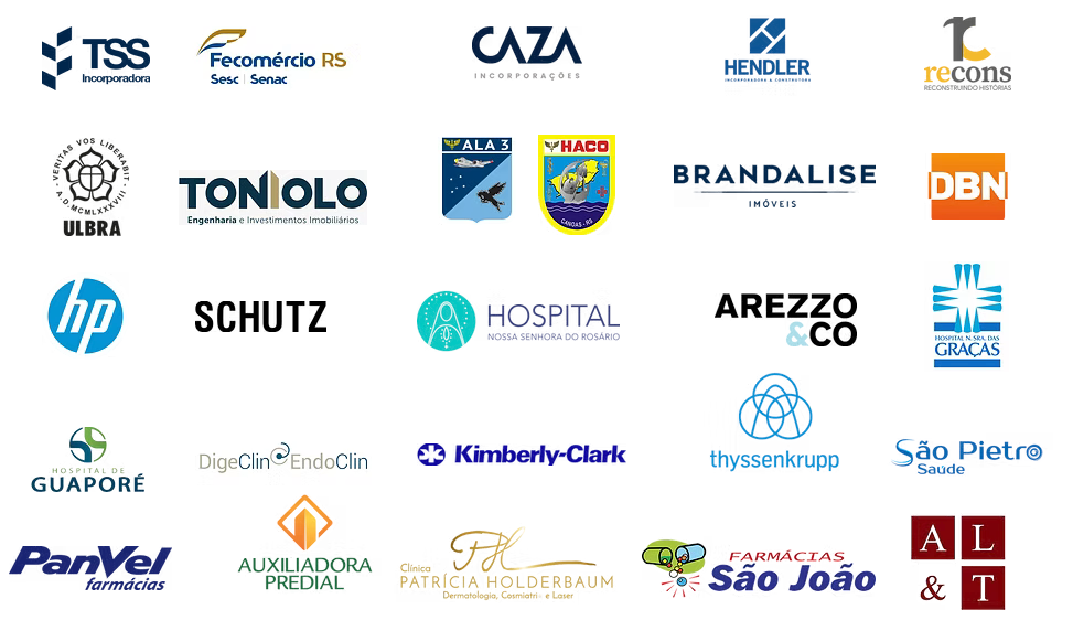 Logos dos clientes A3 Arquitetura e Engenharia